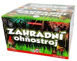 Záhradný ohňostroj 128 rán 30mm