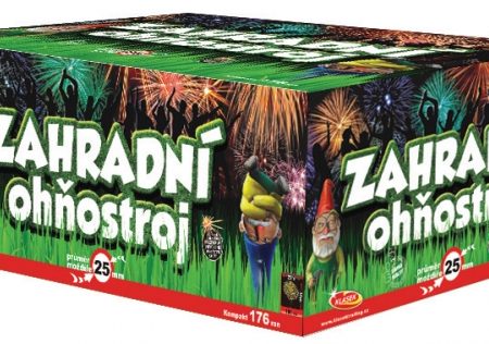 Záhradný ohňostroj 176 rán ∅25mm