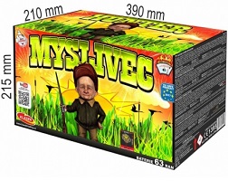 Myslivec 63 rán 25mm, 45mm rovný + šikmý